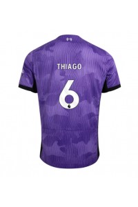 Liverpool Thiago Alcantara #6 Jalkapallovaatteet Kolmaspaita 2023-24 Lyhythihainen